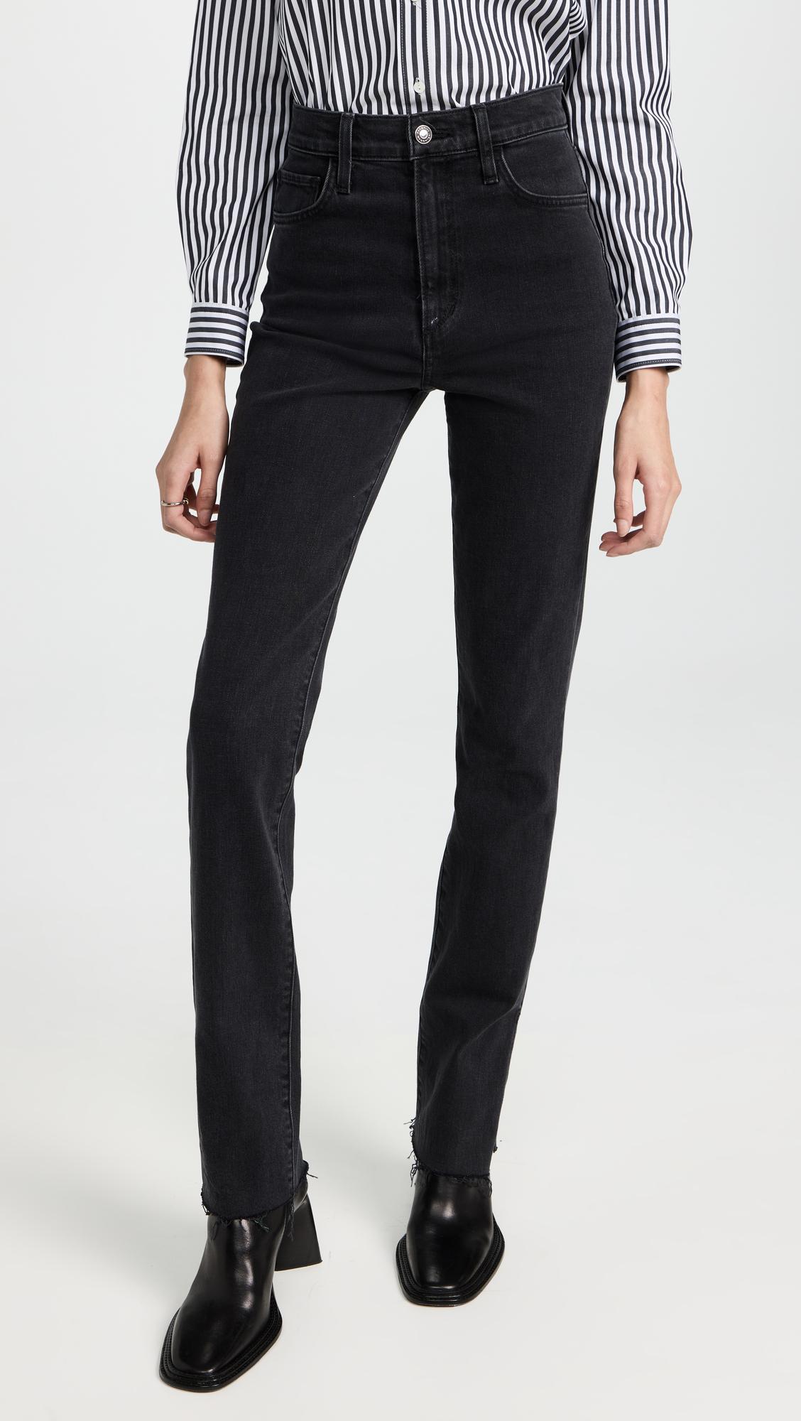 Valentina Super High Rise Tower Jeans with Slit Hem by FAVORITE DAUGHTER