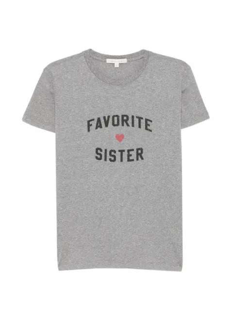graphic-print crew-neck T-shirt by FAVORITE DAUGHTER
