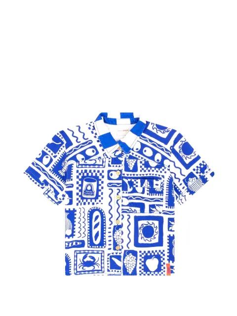 Positano patterned shirt by FAVORITE PEOPLE