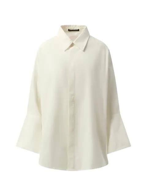 oversized flared-sleeve shirt by FAX COPY EXPRESS