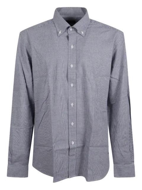 all-over pattern long-sleeve shirt by FAY