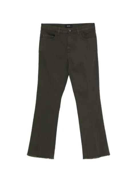 button-fastening jeans by FAY