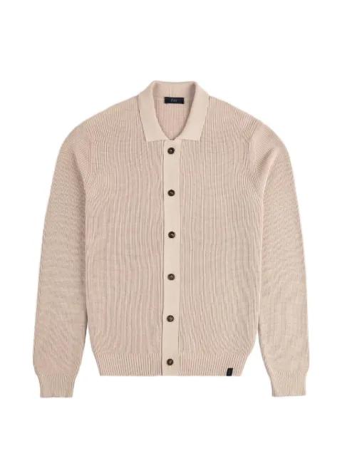 buttoned ribbed cardigan by FAY