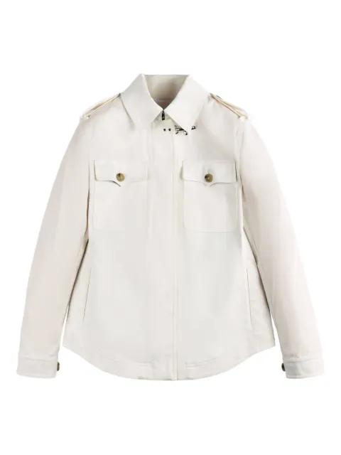 buttoned shirt jacket by FAY