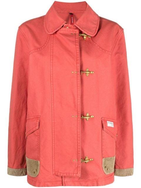 cotton shirt jacket by FAY