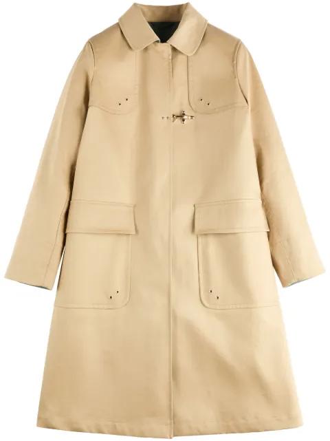 cotton trench coat by FAY