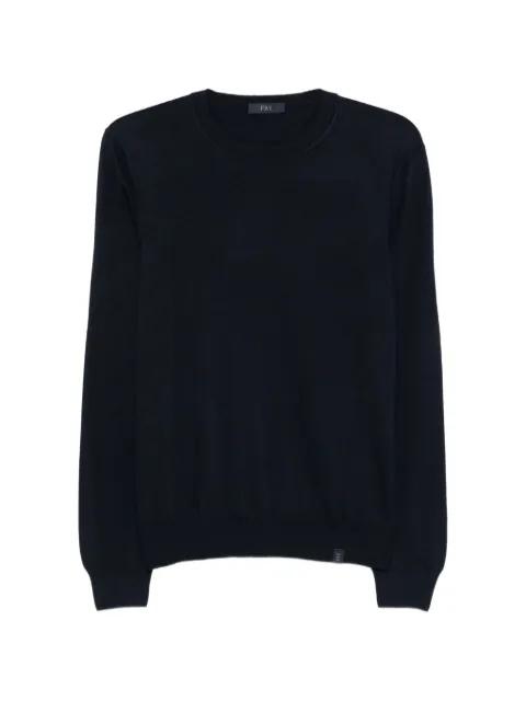 crew-neck virgin-wool sweater by FAY