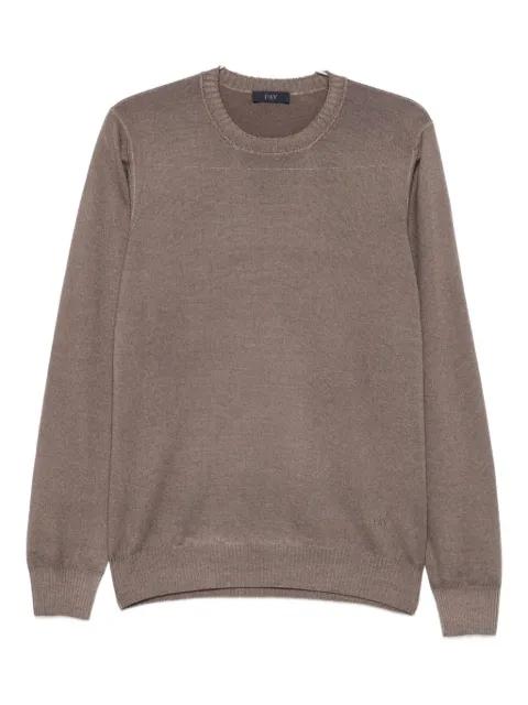 crew-neck wool sweater by FAY