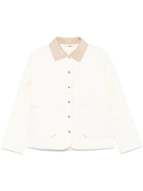 diamond-quilted jacket by FAY