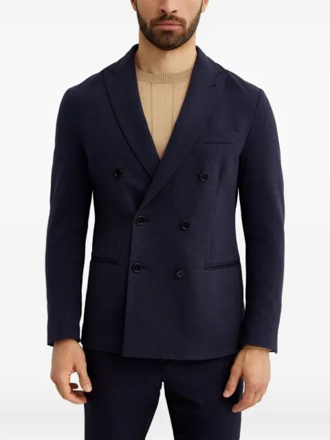 double-breasted pocket blazer by FAY