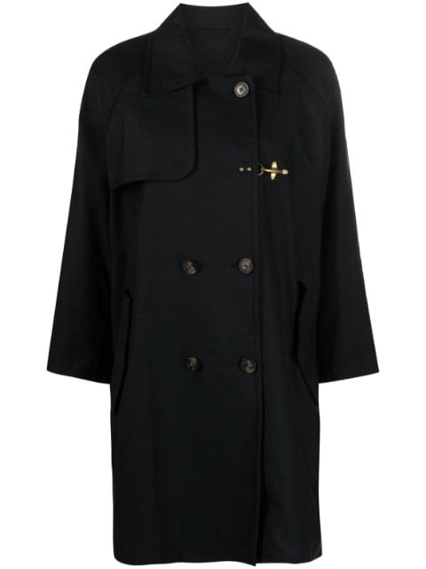 double-breasted trench coat by FAY