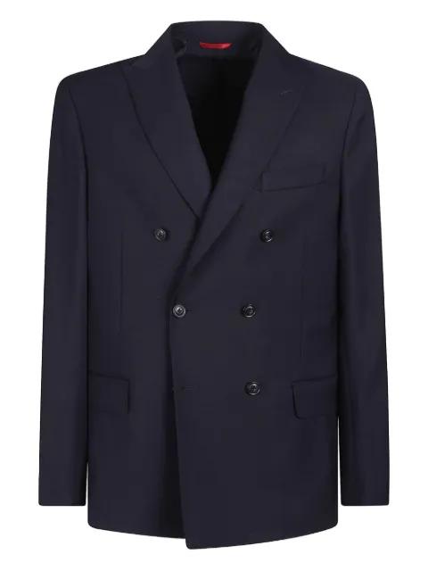 double-breasted wool jacket by FAY