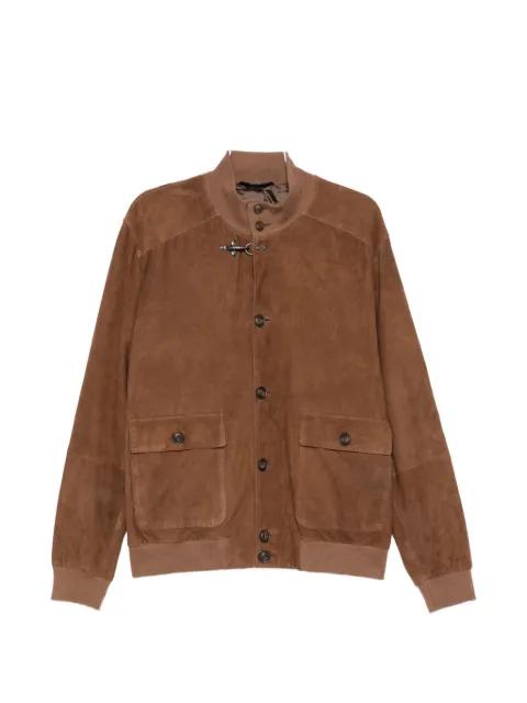 flap-pocket bomber jacket by FAY