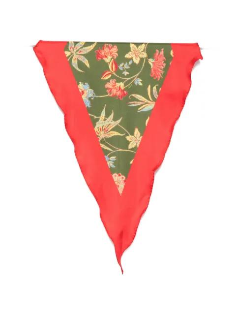 floral-print scarf by FAY