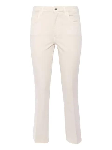 frayed-hem trousers by FAY