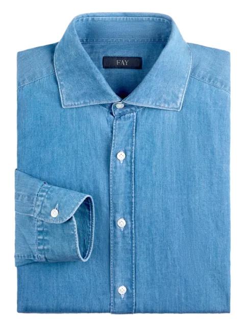 french-collar shirt by FAY