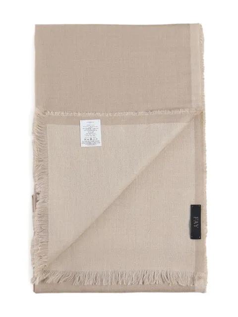 fringed scarf by FAY
