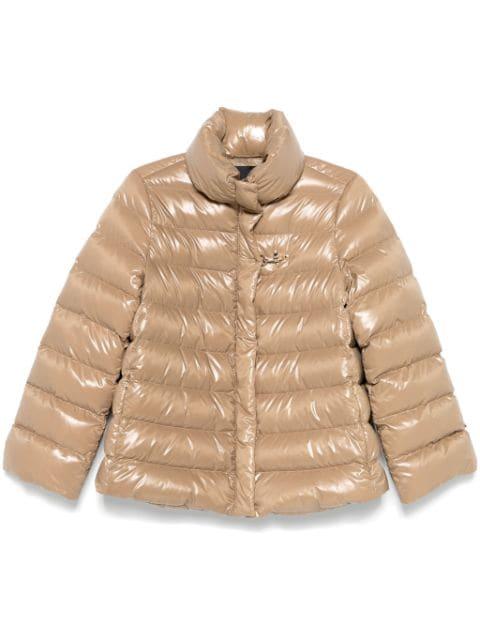funnel-neck puffer jacket by FAY
