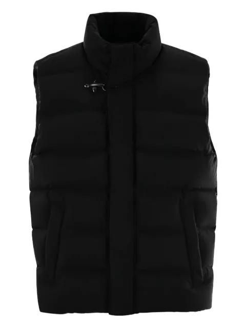 high-neck padded gilet by FAY
