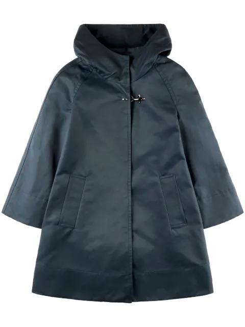 hoodied coat by FAY