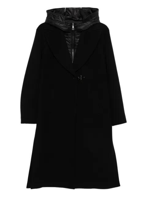 hoodied coat by FAY
