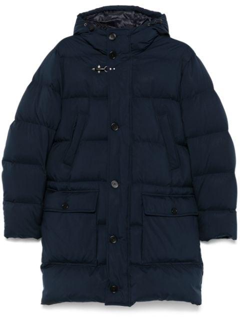 hoodied down parka by FAY
