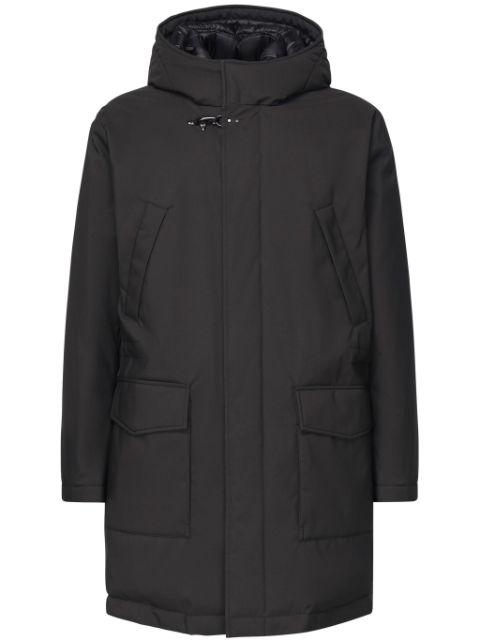 hoodied padded coat by FAY