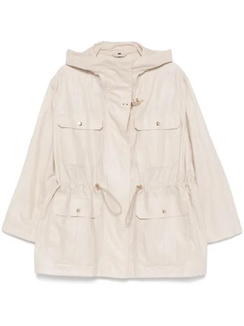 hoodied parka by FAY