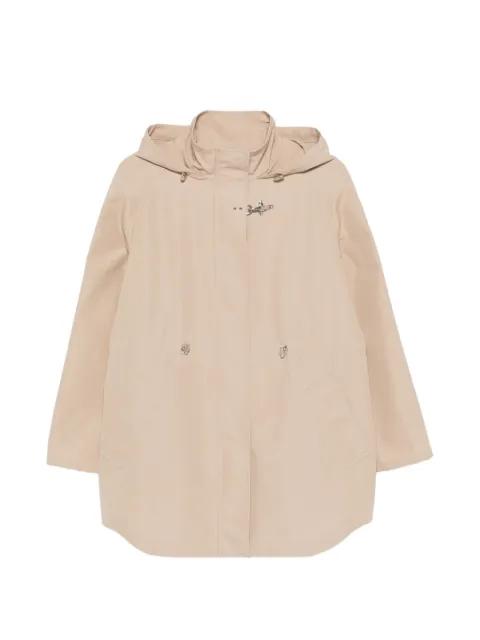 hoodied parka coat by FAY