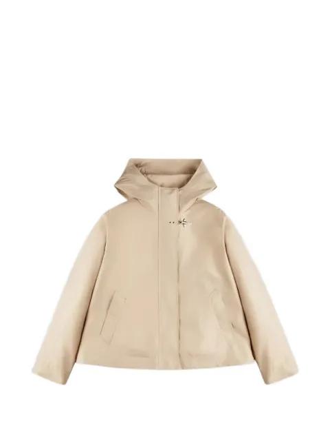 hoodied parka coat by FAY