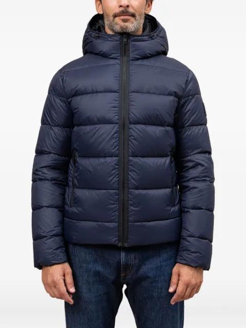 hoodied quilted coat by FAY