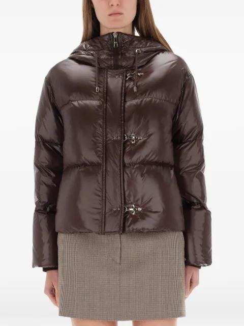 hoodied toggle jacket by FAY