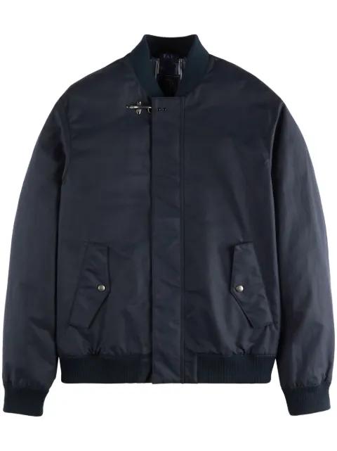 hook-fastening bomber jacket by FAY