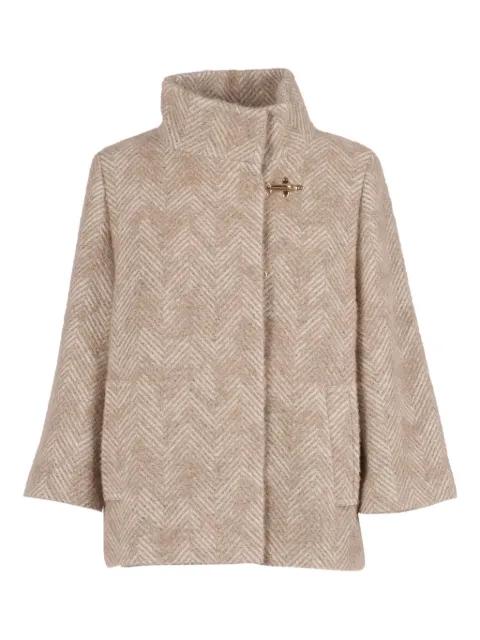 hook herringbone jacket by FAY