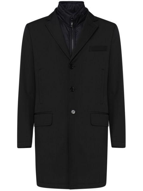 layered coat by FAY