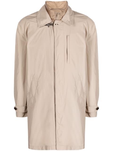 layered design trenchcoat by FAY