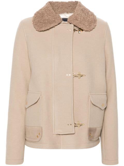 panelled-design jacket by FAY