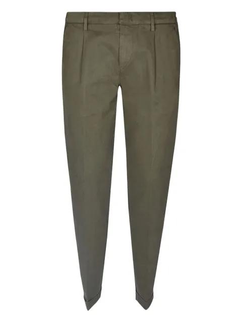pleat-detail trousers by FAY