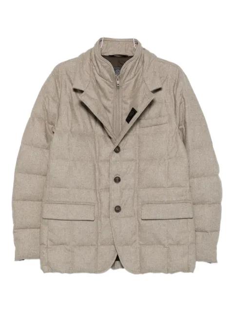 quilted buttoned jacket by FAY