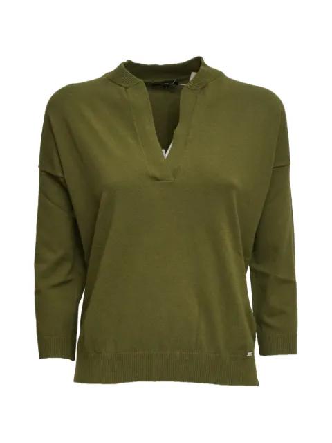 ribbed V-neck sweater by FAY
