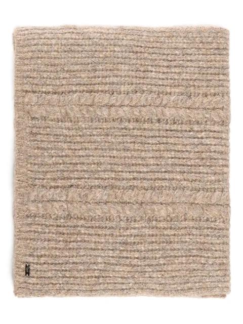 ribbed scarf by FAY