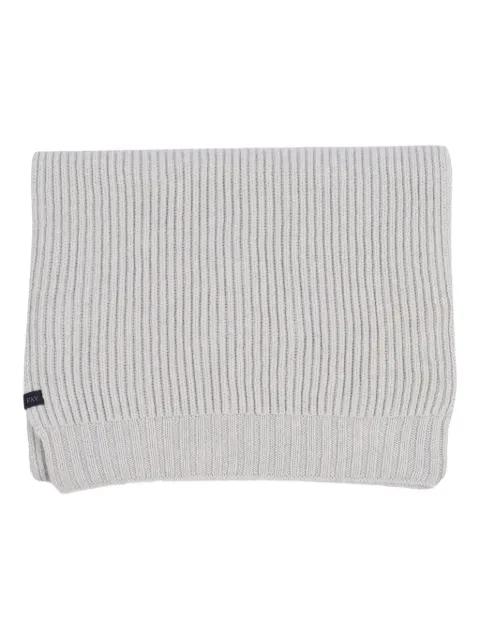 ribbed wool scarf by FAY