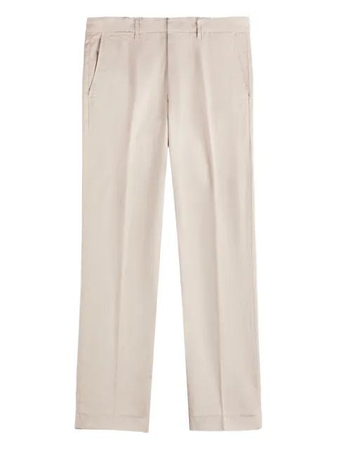 rolled-hems capri classic trousers by FAY
