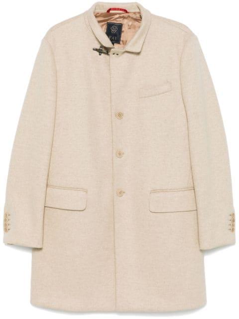single-breasted coat by FAY