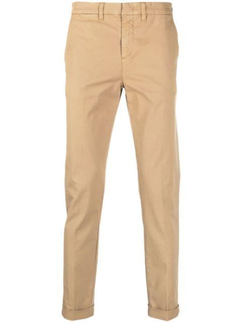 slim-fit leg trousers by FAY