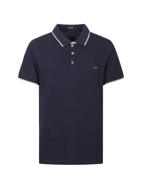 slim-fit polo shirt by FAY