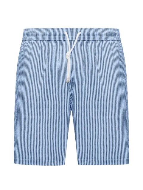 striped drawstring swim shorts by FAY
