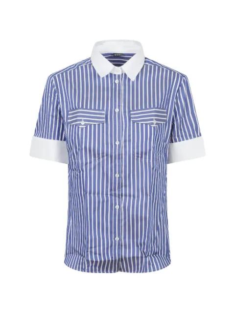 striped short-sleeve shirt by FAY