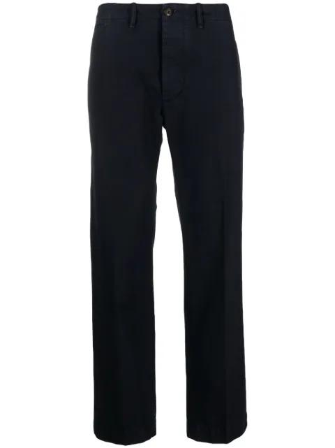 tapered-leg chino trousers by FAY