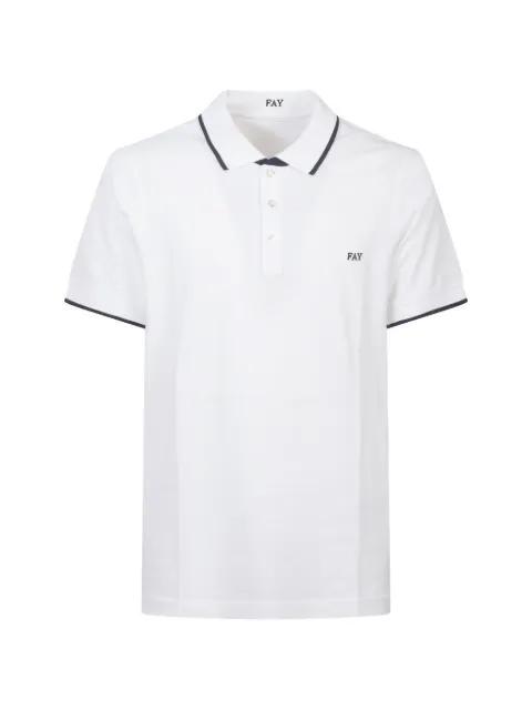 tipped collar polo by FAY